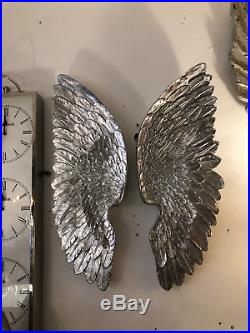 Pair of ANGEL WINGS Wall Decor Boudoir Gilt Ornate Gold or Silver Large 700mm