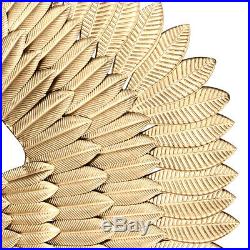 Pair of Metal Angel Wings Home Decor Hanging Wall Sculpture Gift Gold 105/124CM