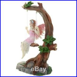Pair of Swinging Flower Fairy Winged Angel Figure Home Decoration Spiritual Gift