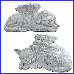 Pet Memorial Statue Cat Garden Large Outdoor Statues With Angel Wings White Best