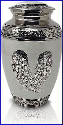 Precious Handicraft Angel Wings Cremation Urn Ashes for Adult Human Large Size