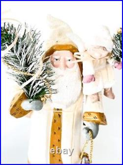 RARE! Vtg 1996 House of Hatten Denise Calla 15 Belsnickel Santa Wings of Light