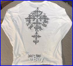 Rare Hells Jaded By Knight Lost Angels Crosses Crystal Wings 81 Shirt