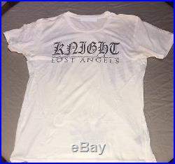 Rare Hells Jaded By Knight Lost Angels Swarovski Crystal Wings 81 Shirt 2004
