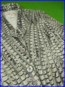 Rare ROBERTO CAVALLI Vintage Wing Jacket Womens L Made in Italy