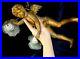 Rare_Very_Old_French_Large_Antique_Chandelier_Winged_Angel_Cherub_Two_Rose_Shade_01_apo