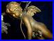 Rare_Very_Old_French_Large_Antique_Chandelier_Winged_Angel_Cherub_Two_Rose_Shade_01_bpzl