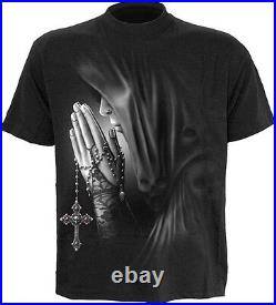 SPIRAL DIRECT EXORCISM T-Shirt, Biker/Angel/Wings/Skull/Goth/Cross/Darkwear/Tee