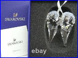 SWAROVSKI CRYSTAL ANGEL WINGS ORNAMENT CHRISTMAS HOLIDAY Large 5403312 RARE