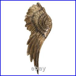 S/2 Resin Gold Angel Wings Home Decorative Wall Hanging Art Extra Large Gift New