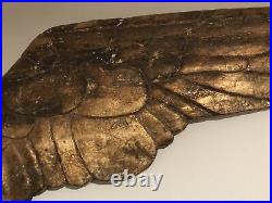 Salvaged Pair of 60 Large Wood Angel Wings Shabby Chic or Christmas Decor 5