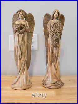 Set of 2 Florentine Studio Inc Candleholder Winged Angels