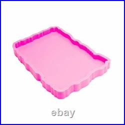 Shiny Glossy Large Silicone Molds Tray Molds Irregular Resin Tray Molds Thick