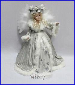 Silver Moving Angel With LED Wings 24