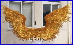 Stunning Costume Feather Wings! Gold, White, Silver, Black Halloween Angel Demon