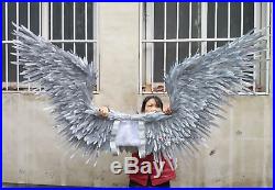 Stunning Costume Feather Wings! Gold, White, Silver, Black Halloween Angel Demon