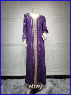 Summer Bronzing Muslim Dubai Gown