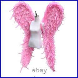 Super large Victoria pink feather angel wings Catwalk photography Show Costumes
