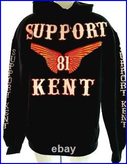 Support Kent Hells Angels Black Wings Hoodie, Jumper Big Red Machine 81