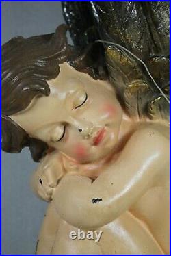 Sweet Sleeping Angel with Large Wings IN Gold 48cm New