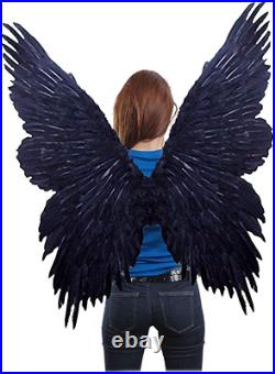 TM Super Large Feather Butterfly Fairy Angel Wings 2 Color Black or White