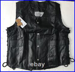 The Walking Dead Daryl Dixon Angel Wings Leather Vest Jacket 2xl