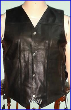 The Walking Dead Governor Daryl Dixon Angel Wings Leather Vest Jacket Bnwt