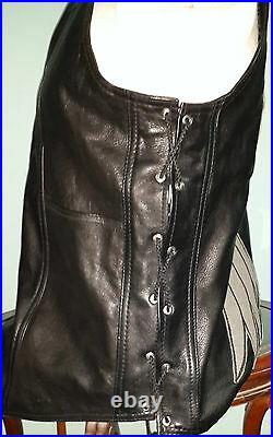 The Walking Dead Governor Daryl Dixon Angel Wings Real Leather Vest Jacket