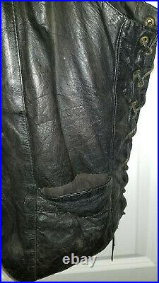 The Walking Dead Inspired Daryl Dixon Angel Wing Leather Vest