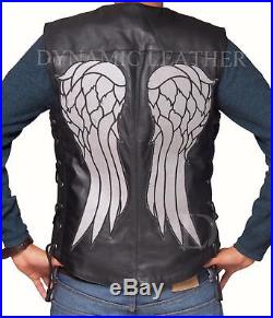 The-walking-dead-governor-daryl-dixon-angel-wings-leather-vest-jacket-bnwt