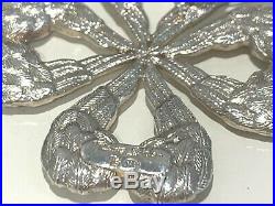 Thomas Sabo Extra Large Cz Angel Wings Heart Shape Four Leaf Clover Pendant £234