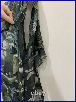 Trelise Cooper New Zealand Wings of an Angel Green Silk dress sz 14 Suit M&L
