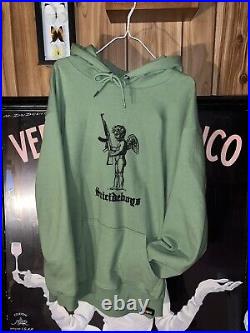 $UICIDEBOY$ Green Clip Your Wings Hoodie Size Large