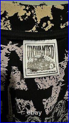 Unwanted Collection AOP T-Shirt Cross Grunge Emo Goth Jesus Angel Wing Big Print