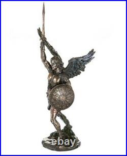 Veronese Glory Angel Archangel Figurine Wings Sword Shield Greek Statue Decor