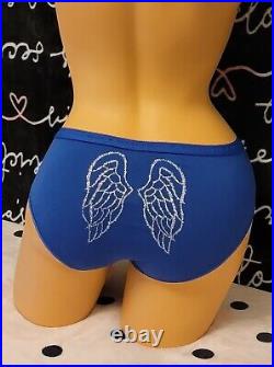 Victoria's Secret Rhinestones Angel Wings Panty Size Large NWOT