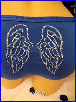 Victoria's Secret Rhinestones Angel Wings Panty Size Large NWOT