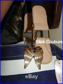 Victoria's Secret TOTE School BAG Beach Supermodel Stripe Convertible Angel Wing