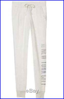Victorias Secret Fashion Show Bling Joggers Sweats Large New York City AngelWing