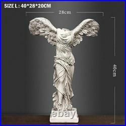 Victory Goddess Figurine Sculpture Angel Wings Miniature Statues Home Decoration