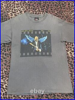 Vintage 99 1999 Kurt Cobain Nirvana The End of Music Angel Wings T-Shirt Large L