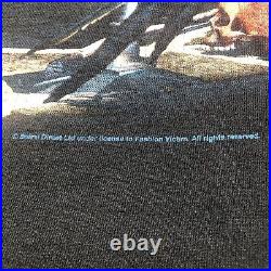 Vintage Fashion Victim T Shirt Men XL Winged Angel of Death Skeleton Grim Reaper