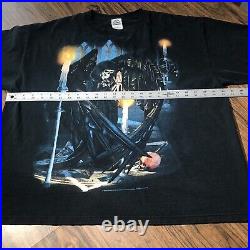 Vintage Fashion Victim T Shirt Men XL Winged Angel of Death Skeleton Grim Reaper