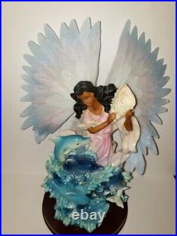 Vintage Fiber Optic Moving Wing Angel 16 Collection Of 4