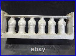 Vintage Large 6 Winged Angels Hinged Cake Ice Cream Chocolate Molds Wax Fun