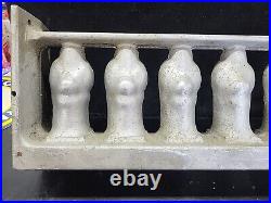 Vintage Large 6 Winged Angels Hinged Cake Ice Cream Chocolate Molds Wax Fun