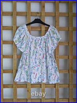 Vintage Laura Ashley Blouse Holiday Summer Size L