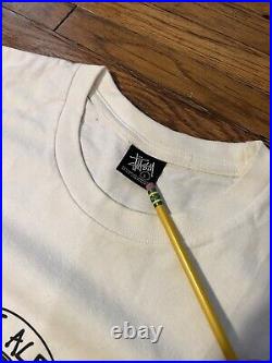 Vintage Stussy x Saint Alfred White Wing Logo T Shirt Size L BRAND NEW