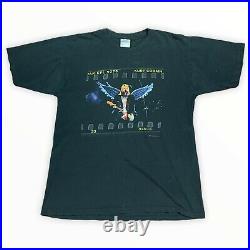 Vintage VTG Kurt Cobain 1999 Angel Wings All Sport Nirvana Band Tee Men's Size L