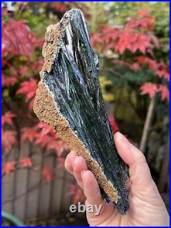 Vivianite Large Crystal Specimen Like Angel Wing 458g 2